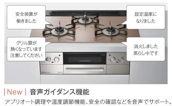 リッセ_CHX71W32L22RASTW（選べる天板サイズ：750mm,ガラストップ 